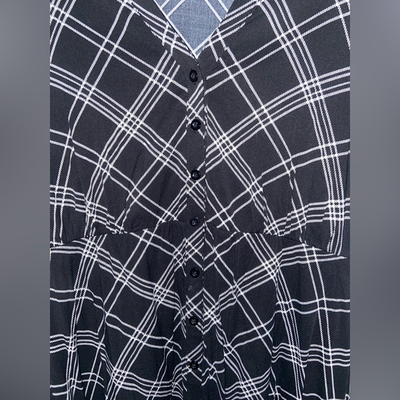 Torrid Plaid Button Front Challis Shirt Dress - Picture 6 of 8